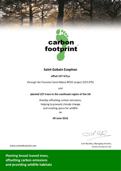 (windows 10) also archicad 24 can not connect. Carbon Footprint Certificate | Saint-Gobain Ecophon | NBS
