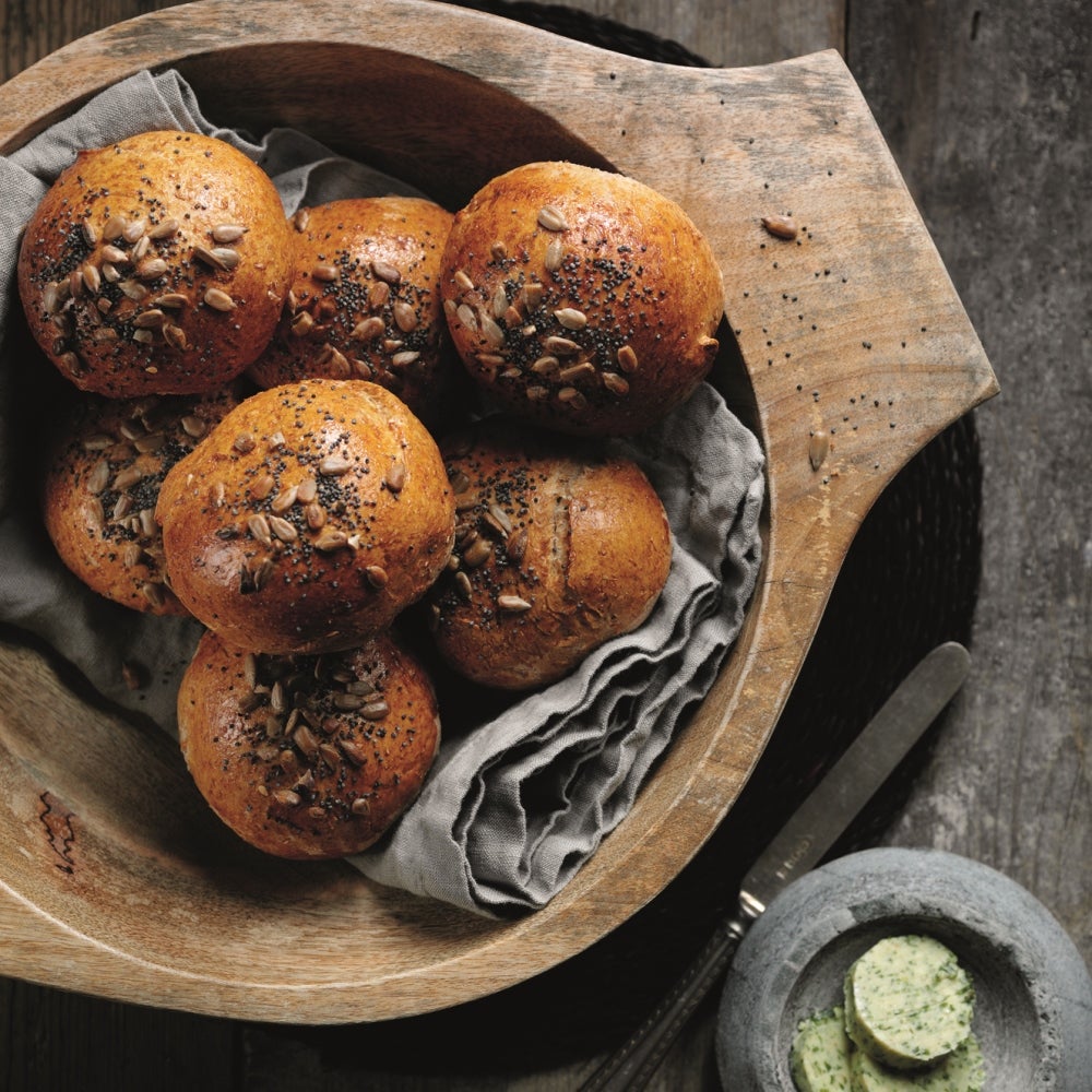 Wholemeal Bread Rolls Recipe How To Make Wholemeal Bread Rolls Baking Mad Cover the rolls with a damp towel until they have doubled in size about 45 minutes.