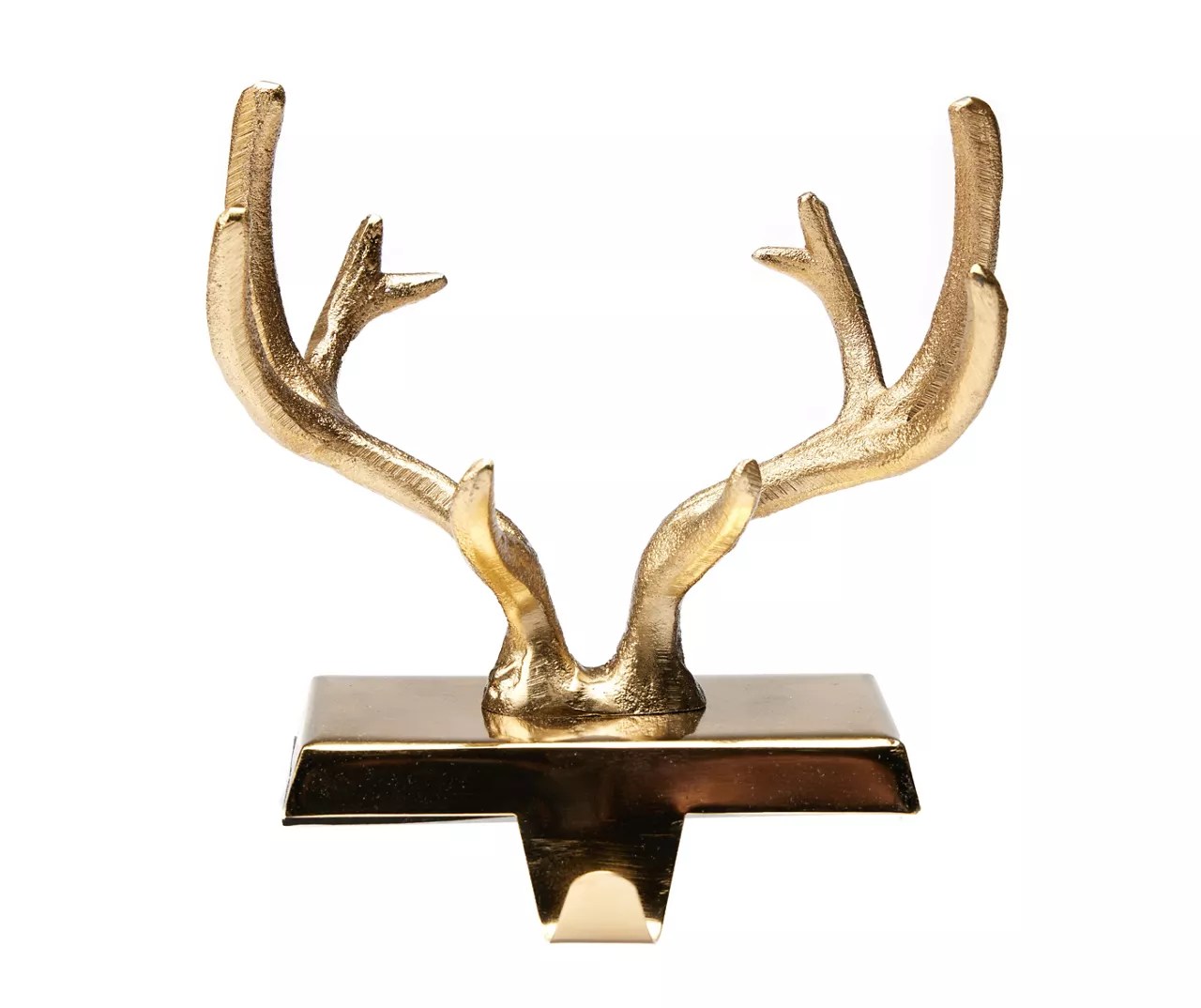 Broyhill gold antler stocking holder