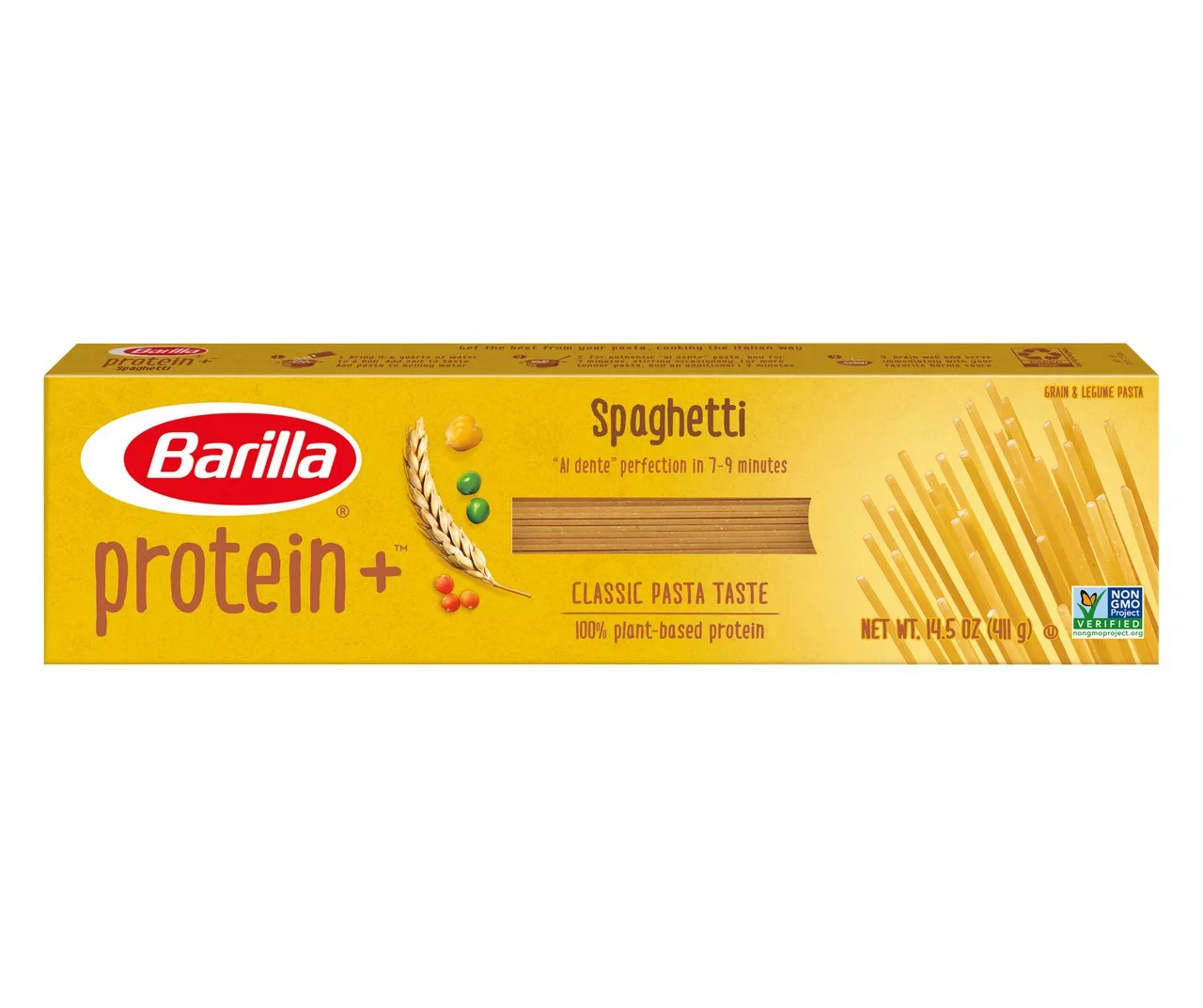 Barilla proteinplus multigrain spaghetti pasta, 14.5 oz.