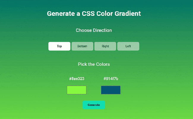 GitHub - SeyoonPuvi/CSS-gradient-Generator: Practicing Styled Component ...