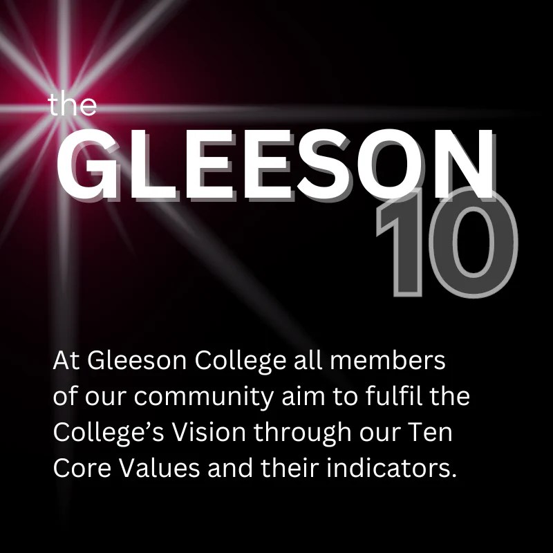 About Us Gleeson 10 Gleeson College Gleeson 10 LHS 