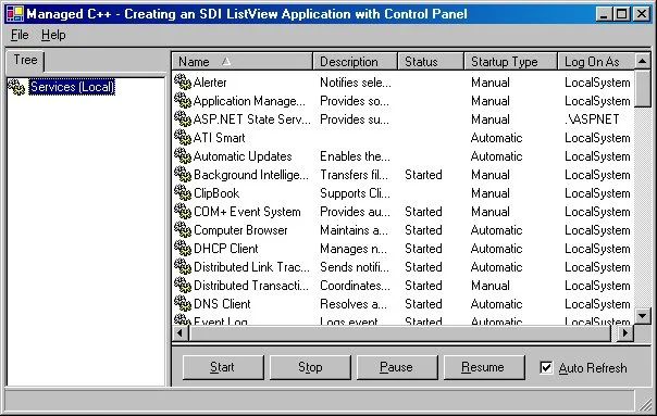 Windows Forms Creating An Sdi Listview And Control Panel Ui Codeguru - Download Professional Vintage Illustration | High Resolution