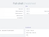 Fish Shell Cheatsheet
