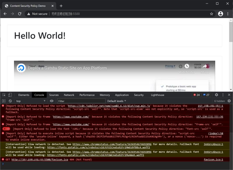 Javascript How To Fix Content Security Policy Error Node App Stack - Premium Nature Art Gallery - Full HD