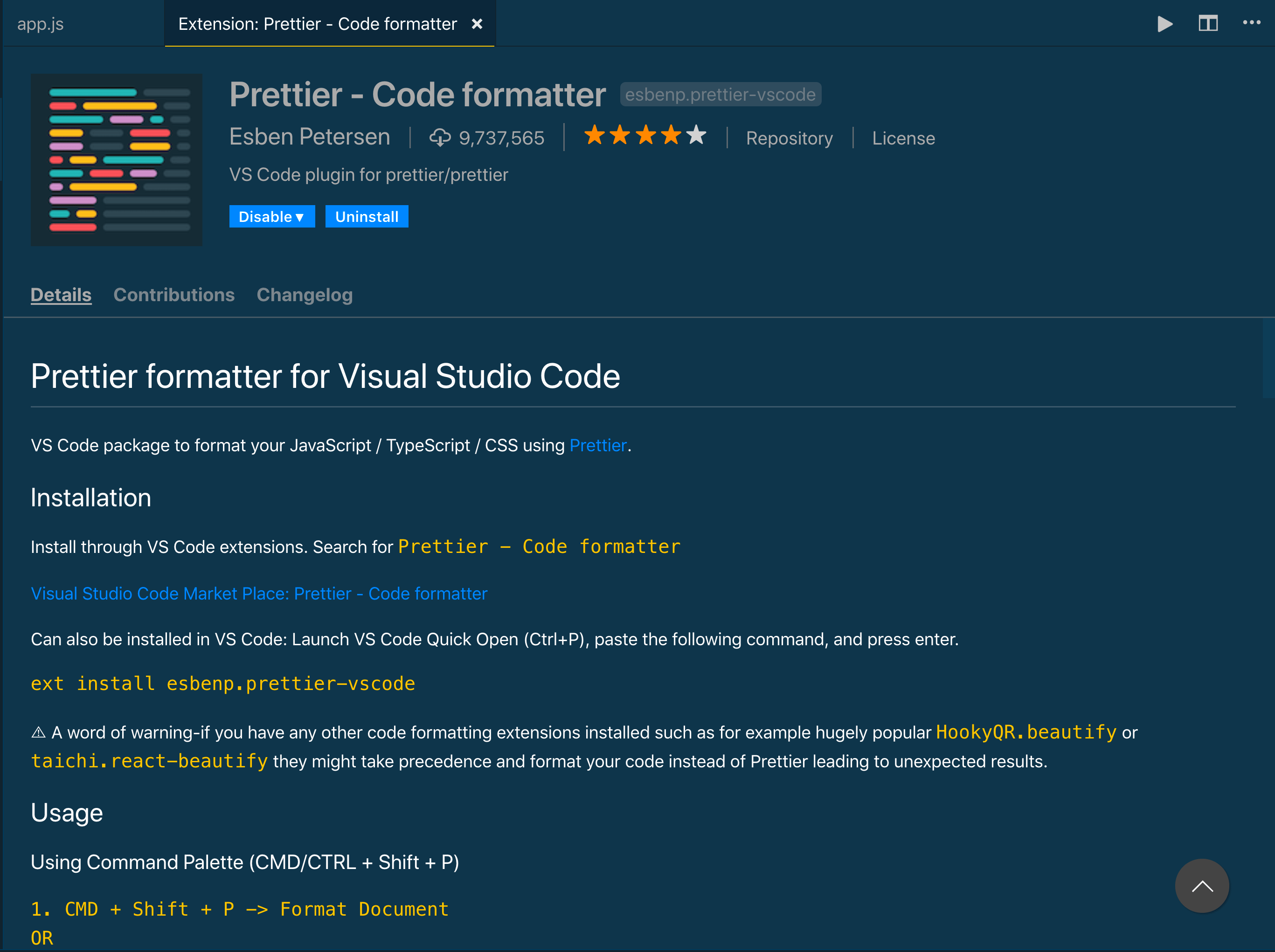 Visual Studio CodeでPrettierを使用してコードをフォーマットする方法 | DigitalOcean