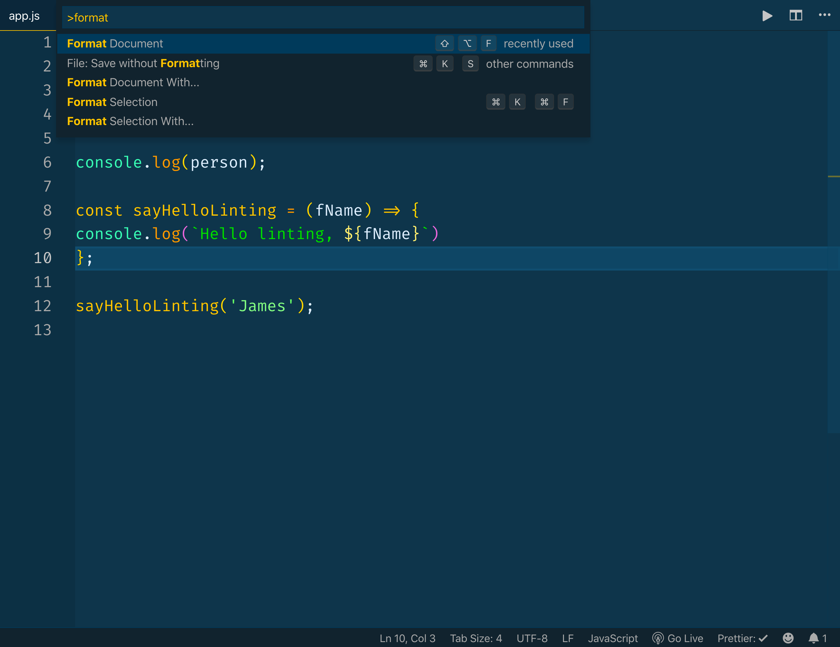 Visual Studio CodeでPrettierを使用してコードをフォーマットする方法 | DigitalOcean