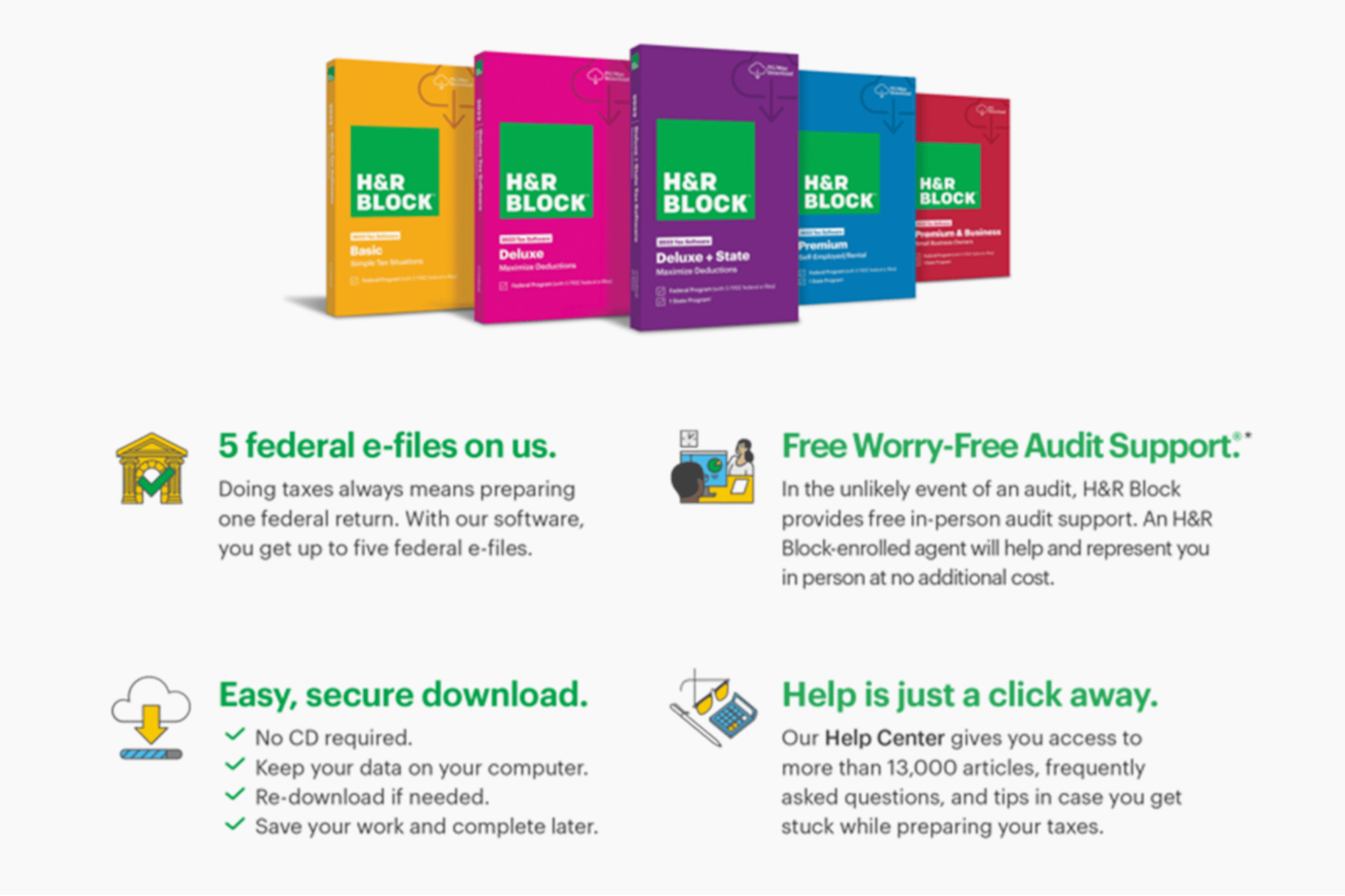 File your tax return early with this $34.99 H&R Block Tax software deal