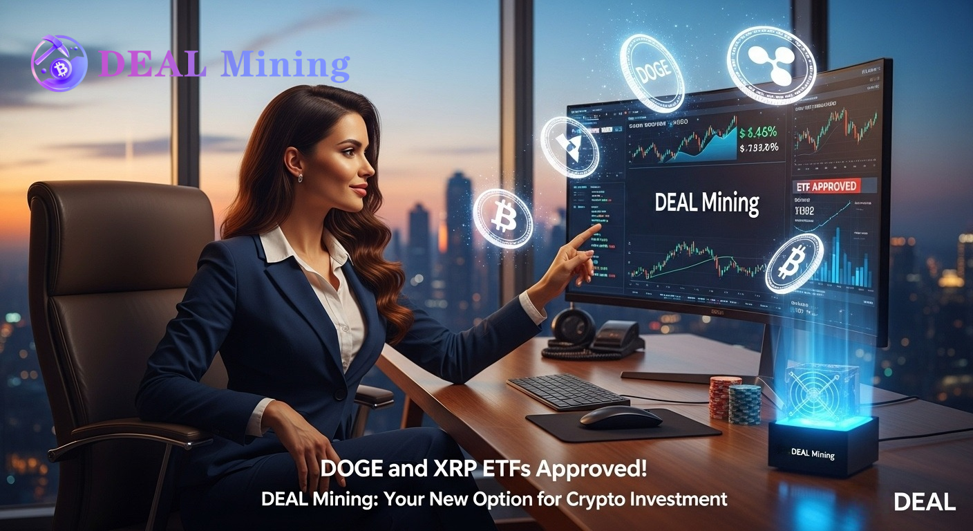DOGE and XRP ETFs approved, DEAL Mining cloud mining becomes a new option for investors