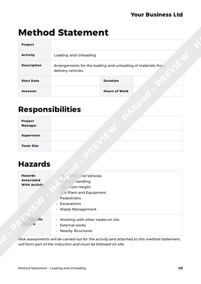 Contractor Method Statement For Structural Material Unloading Using Two - Best Gradient Arts in HD
