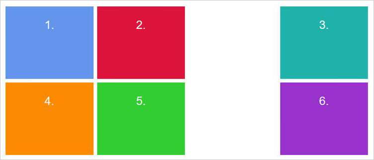 The following property and value describe a grid with four areas — each spanning two column tracks and two row tracks. Guide to CSS Grid Layout Fr Unit - Hongkiat
