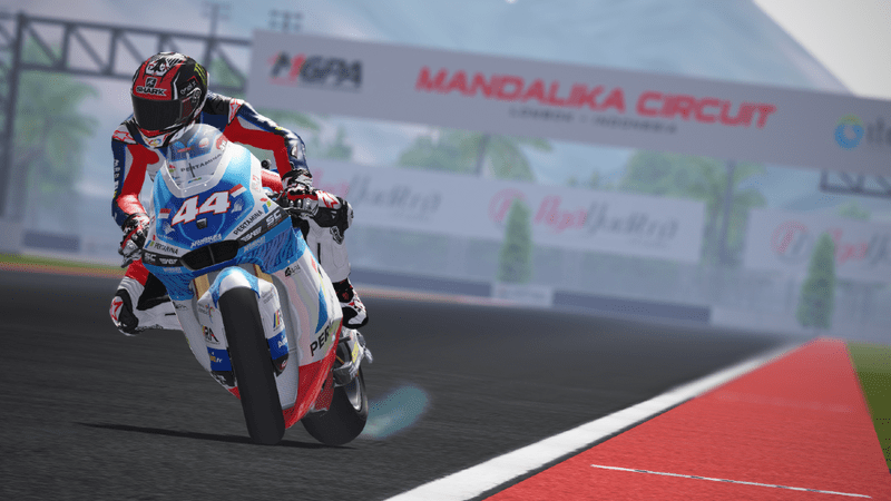 The first 'flying' lap of the mandalika international street circuit! Sirkuit Mandalika Gp Bikes Mod Karyakarsa