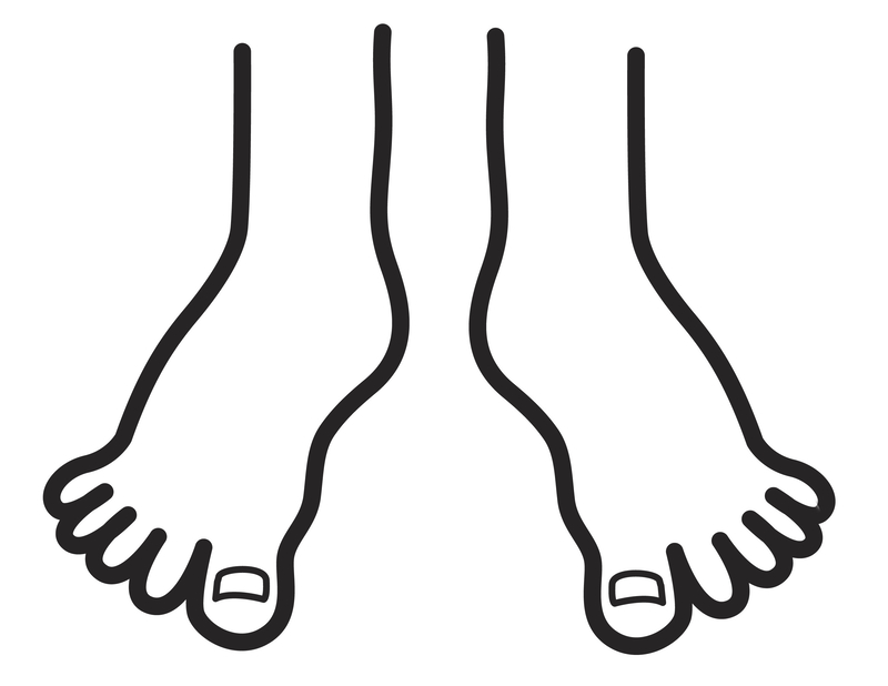 Keep your kids busy doing something fun and creative by printing out free coloring pages. Feet