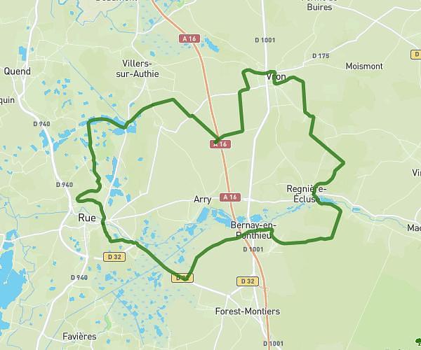 Ruenne 2026 VTT 62 V2 Cycling Route In Rue Somme MapPlanner Medium 600x500 