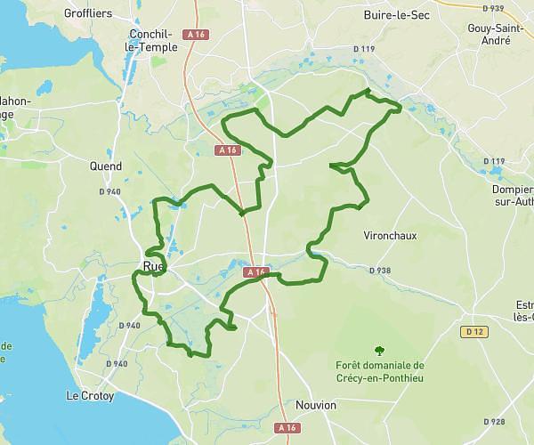 Ruenne 2026 VTT 32 V2 Cycling Route In Rue Somme MapPlanner Medium 600x500 