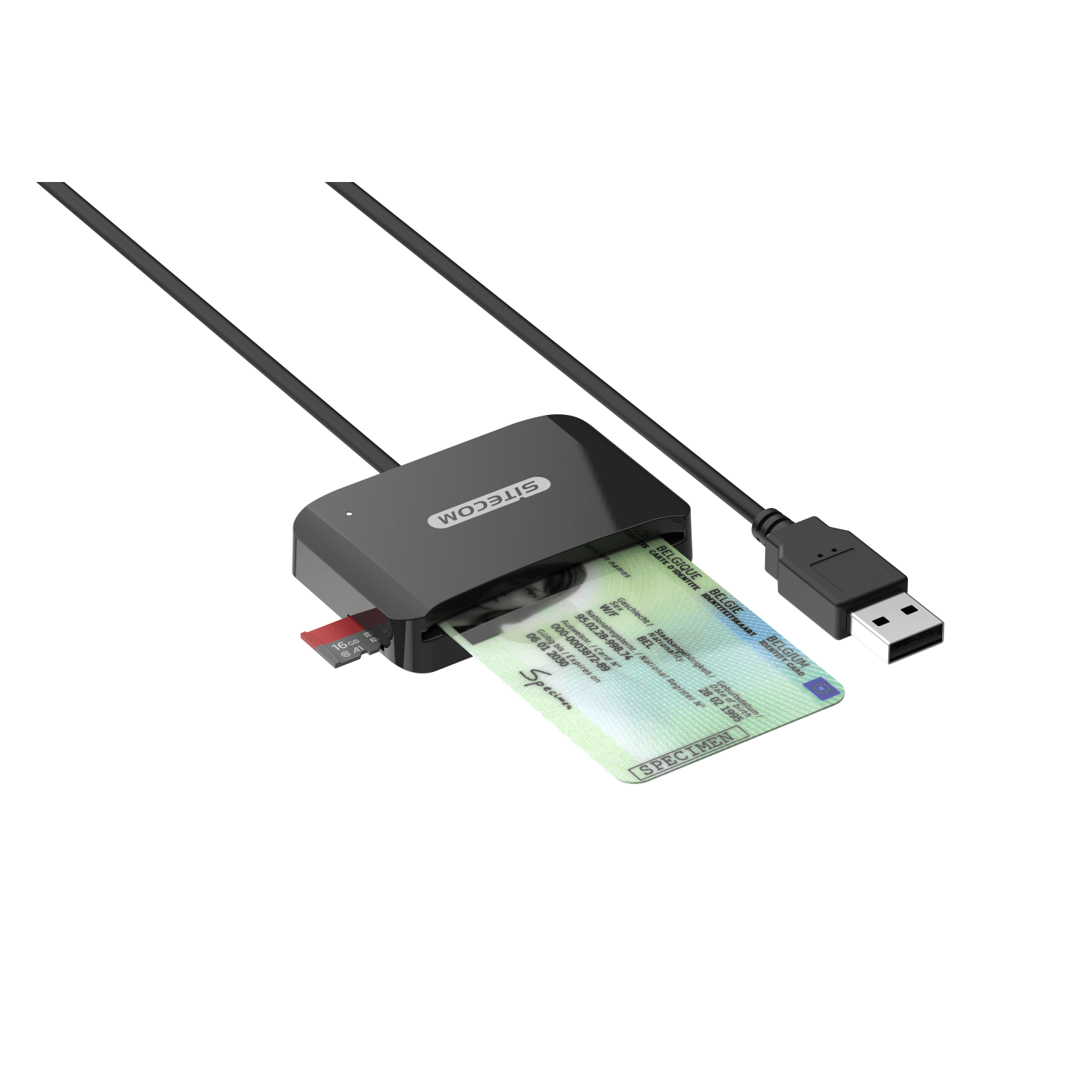 Sitecom Usb Id Card Reader - Best Geometric Arts in 8K