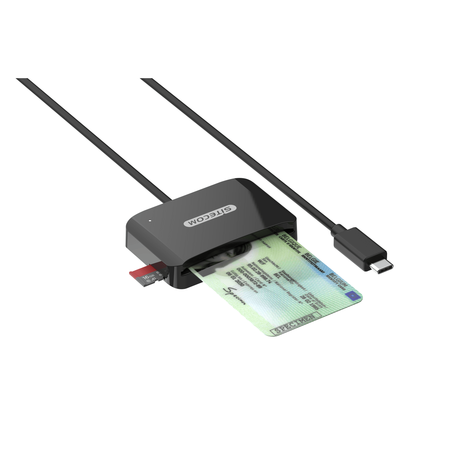 Sitecom Usb Id Card Reader - Premium Light Background Gallery - 4K