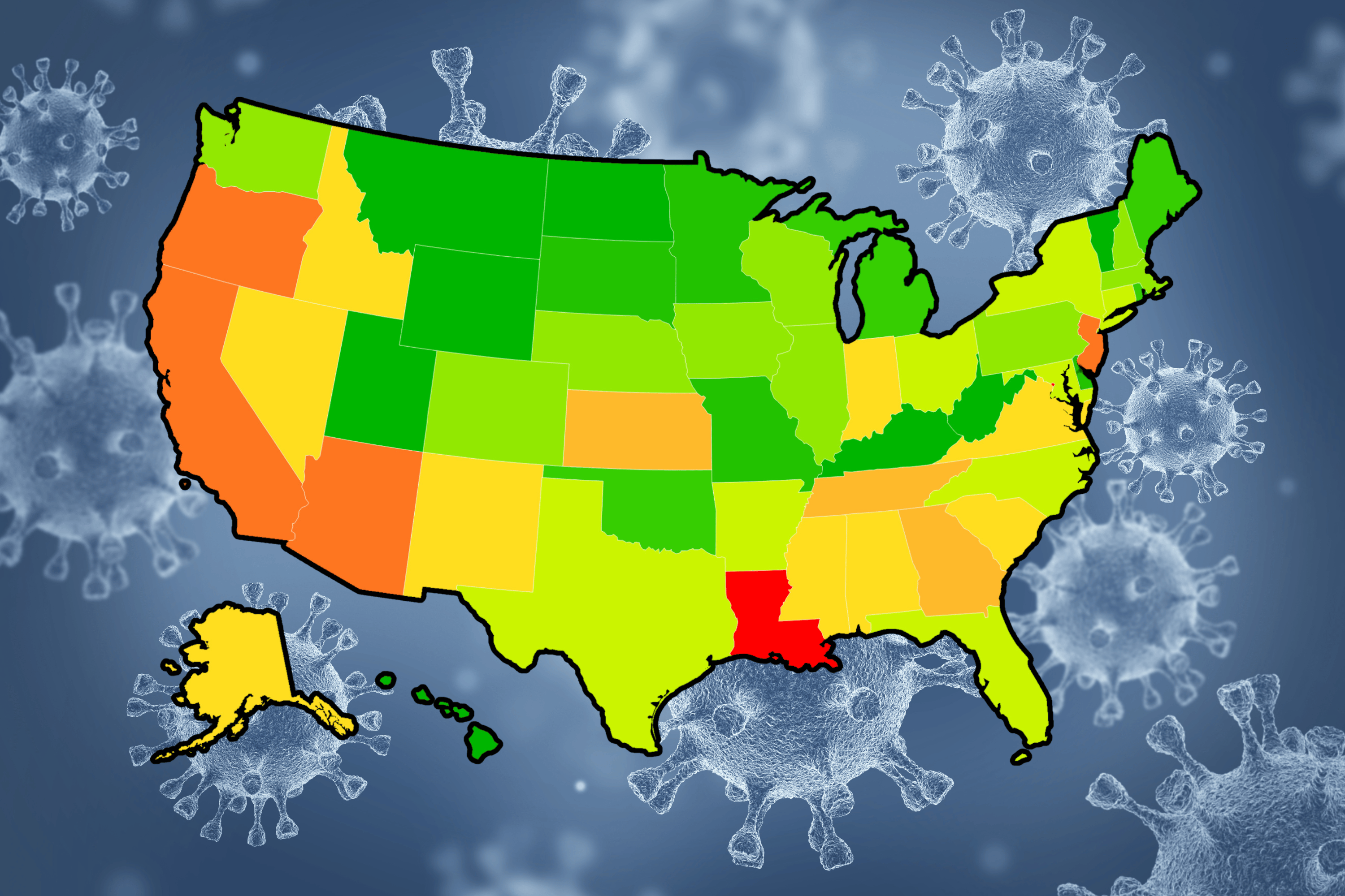 Map Shows Flu Rates Across US Newsweek 2545318 Flu Map 