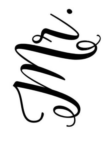 Diy calligraphy wedding signs template
