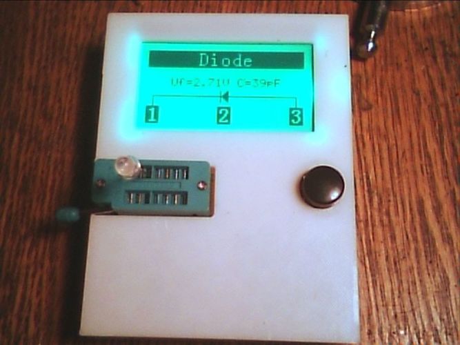 3d Printed Transistor And Component Tester Case For Wider