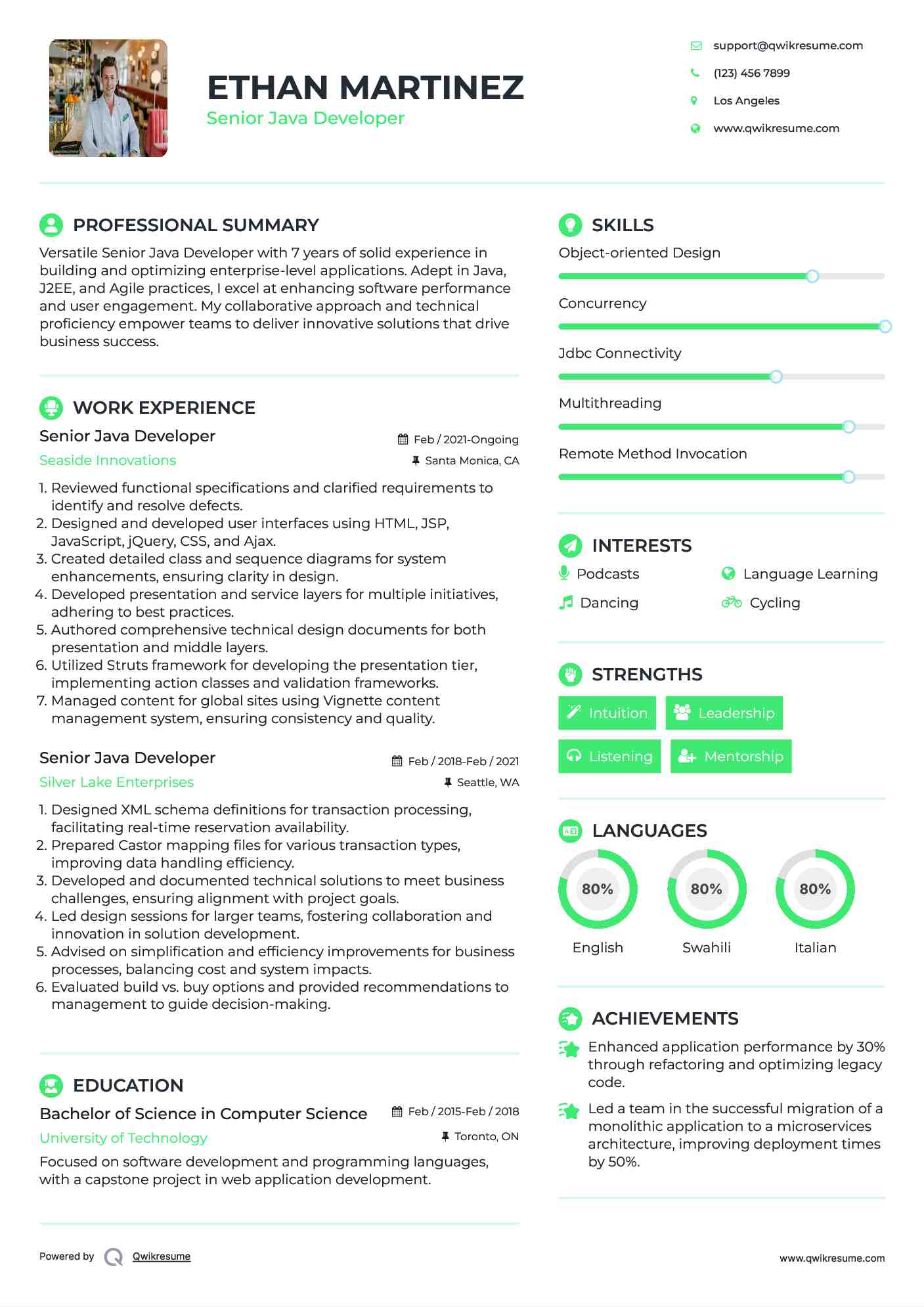 Who is a java developer? Senior java programmer resume January 2021