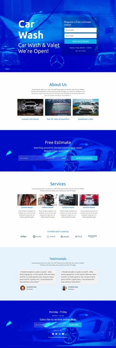 Create a landing page in minutes. Responsive Wordpress Landing Page Templates