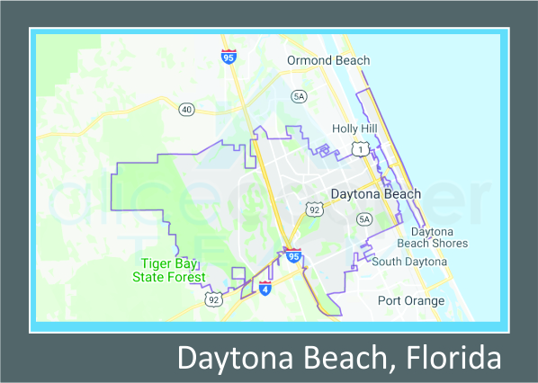 Daytona Beach Real Estate Homes For Sale In Daytona Beach Map Daytona Beach Florida 