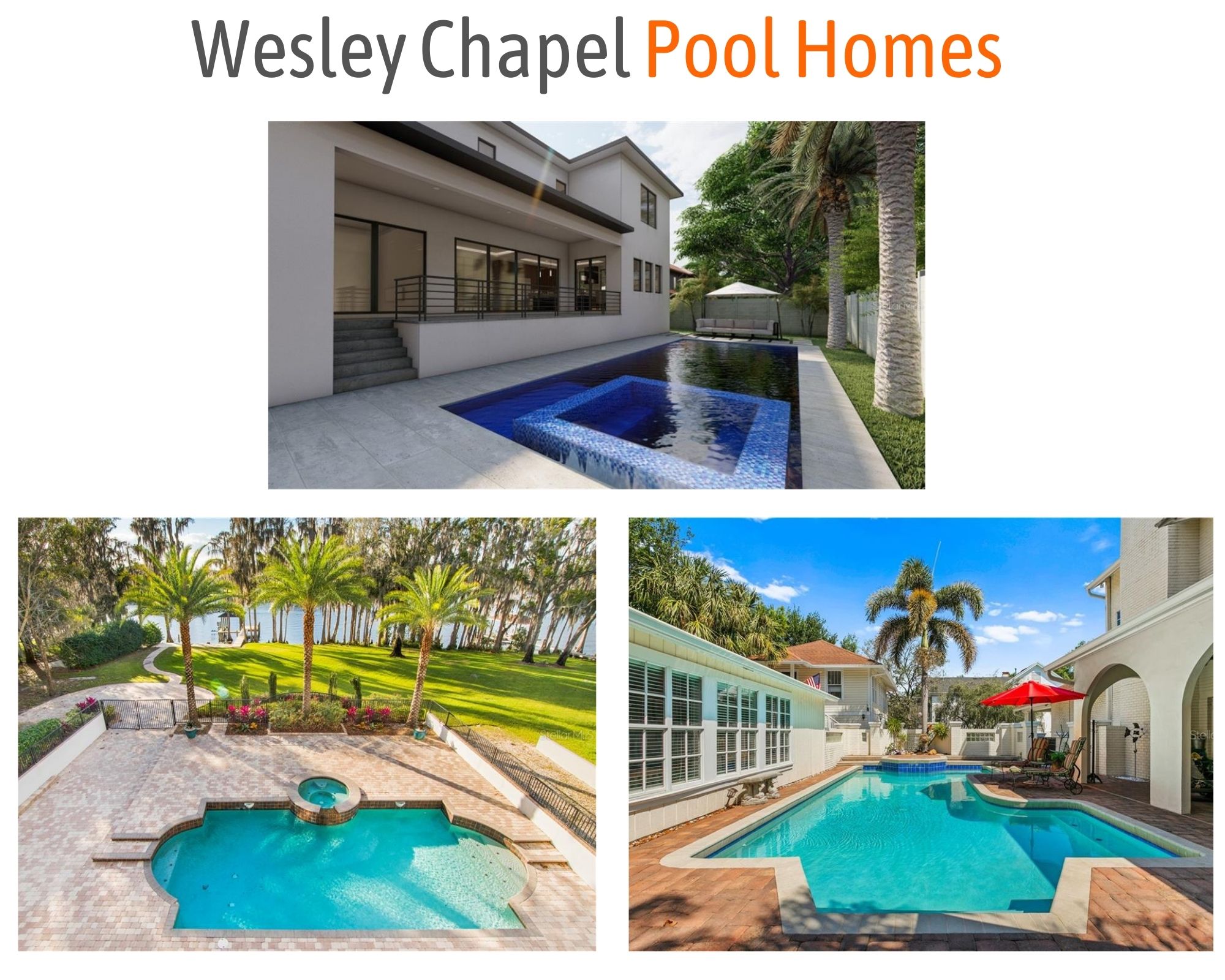 Wesley chapel fl pool homes