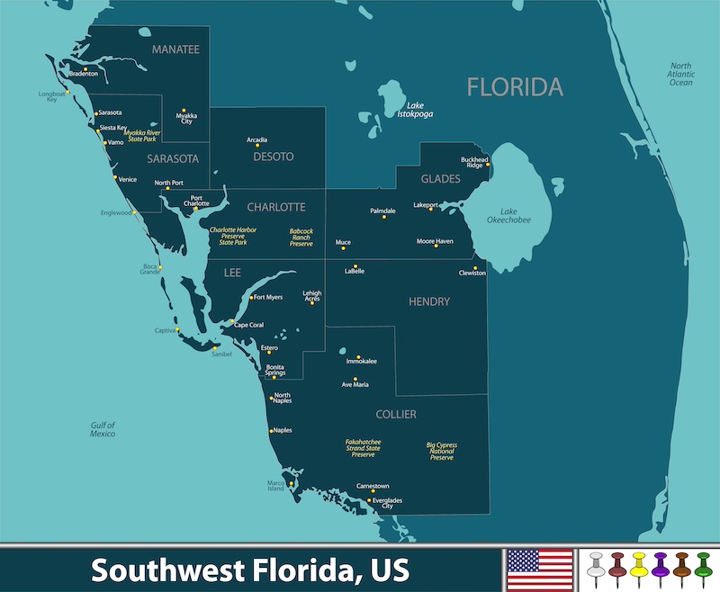 Southwest Florida Attractions Map 60 Photos Com Southwest Florida Map 