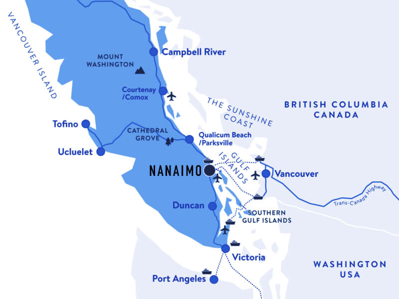 Nanaimo Relocation Guide Moving To BC Traveling Map.
