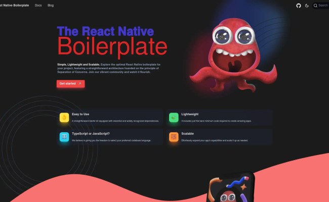 React Native Boilerplate By Thecodingmachine | Starter Index