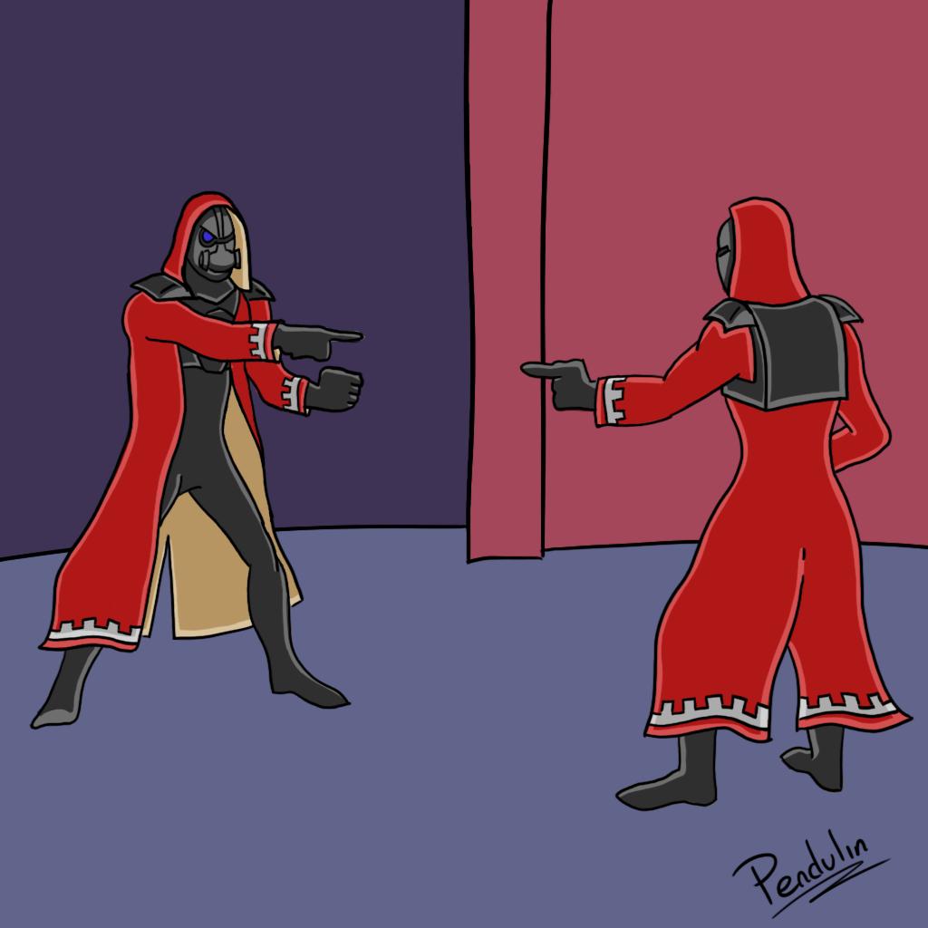 Skitarii Spiderman Pointing