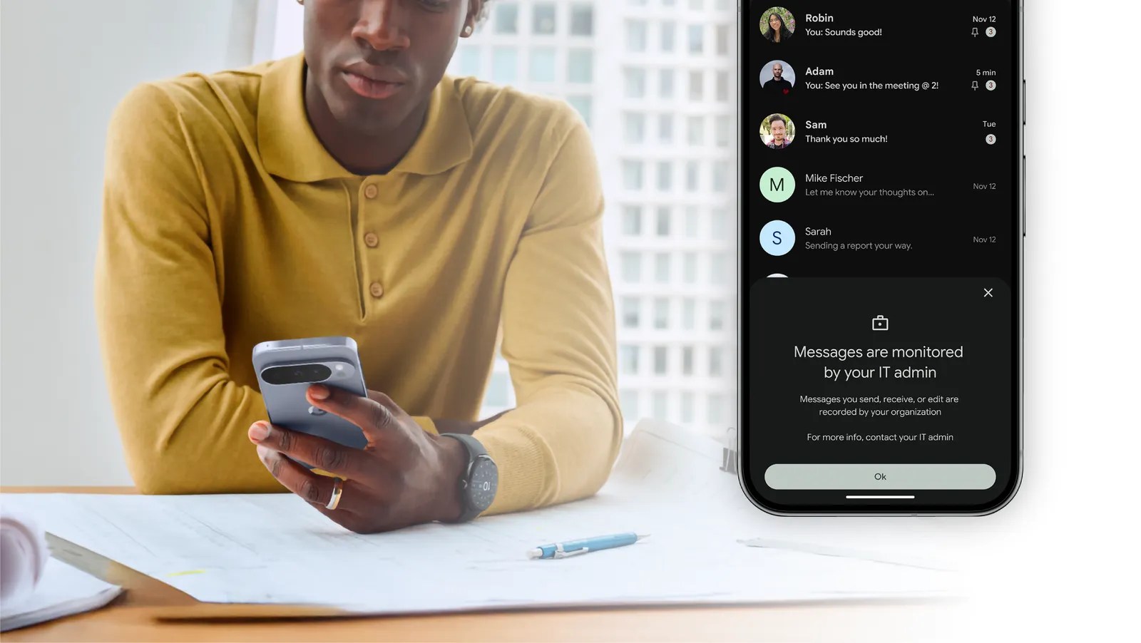 Google Pixel Update: Message Archiving for Work Chats (2025)