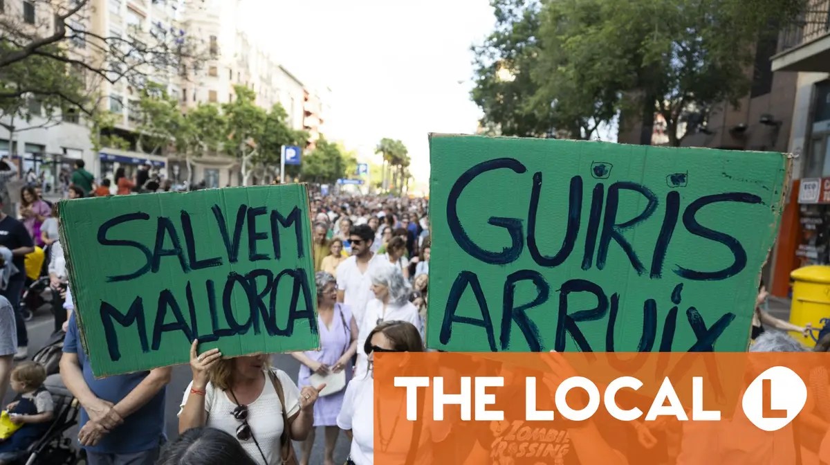 Mallorca locals send message to tourists
