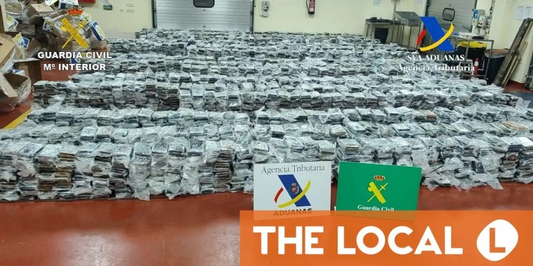 Spain seizes record cocaine haul in Atlantic