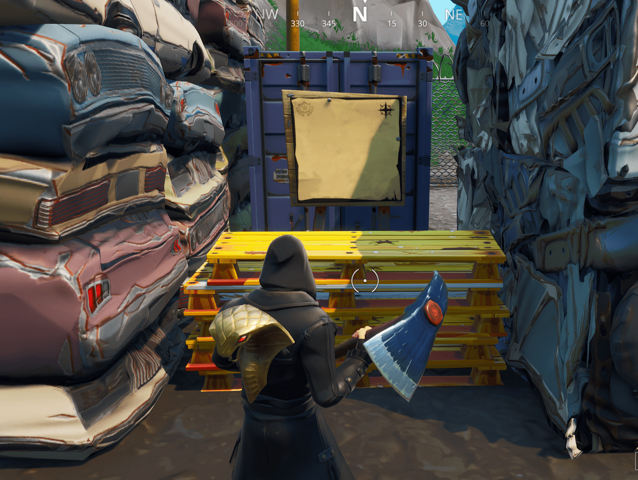 Fortnite Search The Treasure Map Signpost At Junk Junction Angle News - fortnite search the treasure map signpost at junk junction