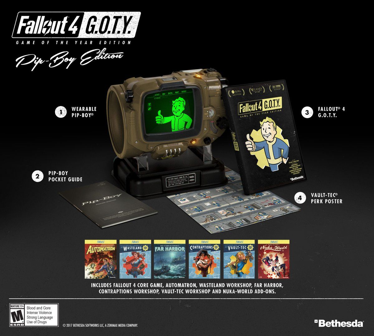 Fallout 4: game of the year edition and pip-boy edition out in september