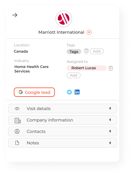 Features Lead Generation Personalization Visitor Queue - Minimal Photos - Gorgeous Mobile Collection
