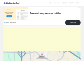 Our free online paraphrasing tool is here to rewrite your texts. Rewriter Tool Com At Wi Article Rewriter Tool Text Rewriting With Free Essay Rewriter Tool