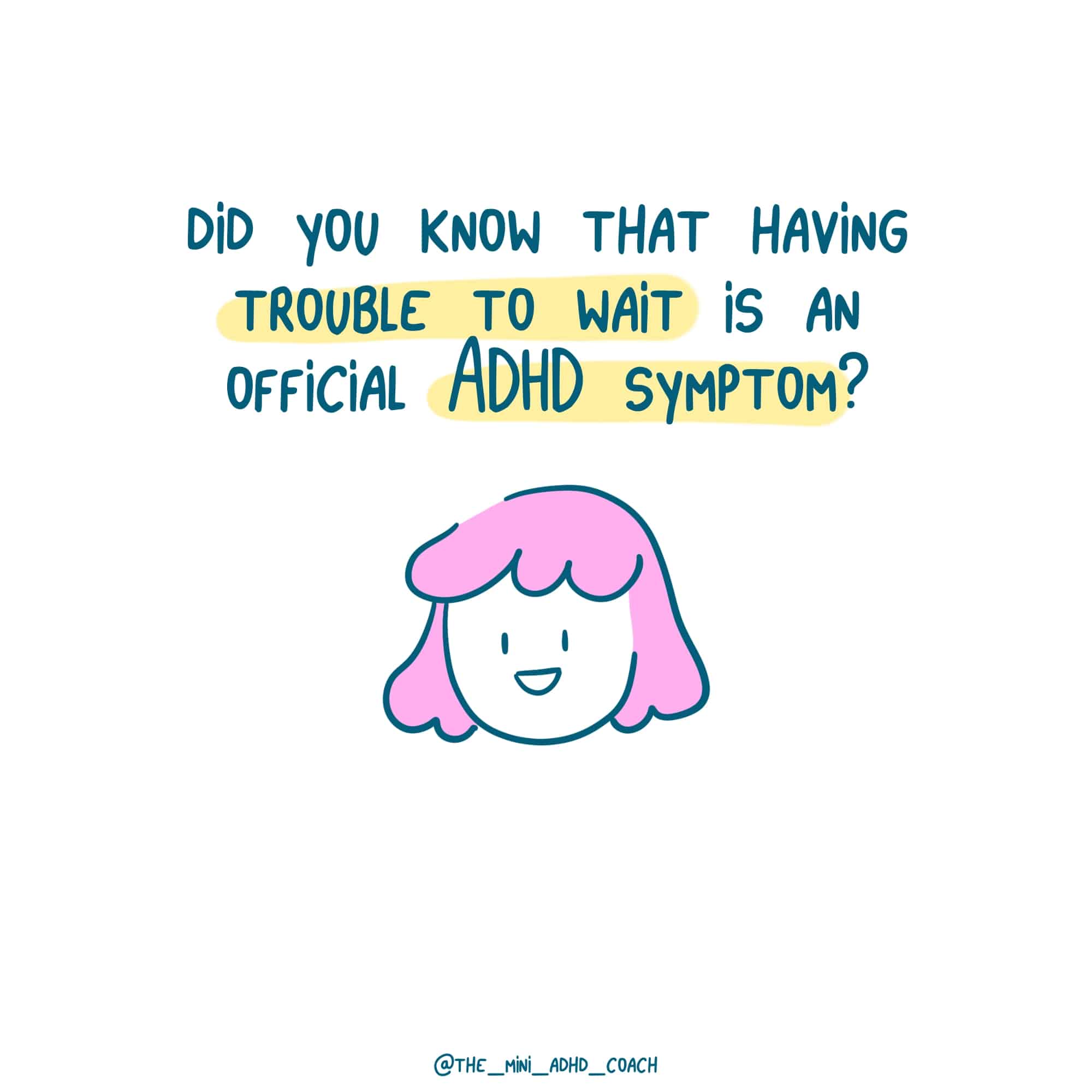 Adhd & waiting: do you hate to wait too?