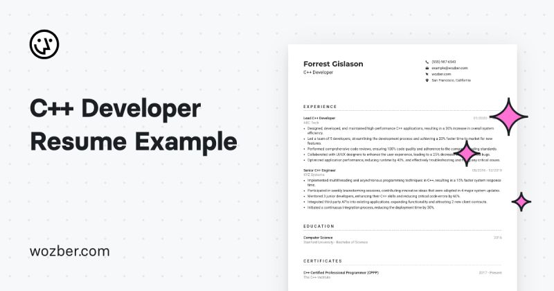 Cpp Resume C0675749 - Best Space Illustrations in Mobile