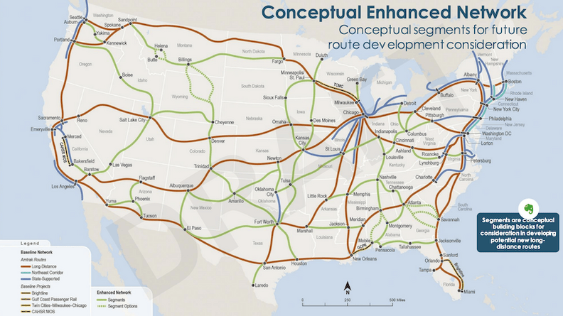New Federal Map Shows How Amtrak Train Service Could Expand Nationwide Quality=60 