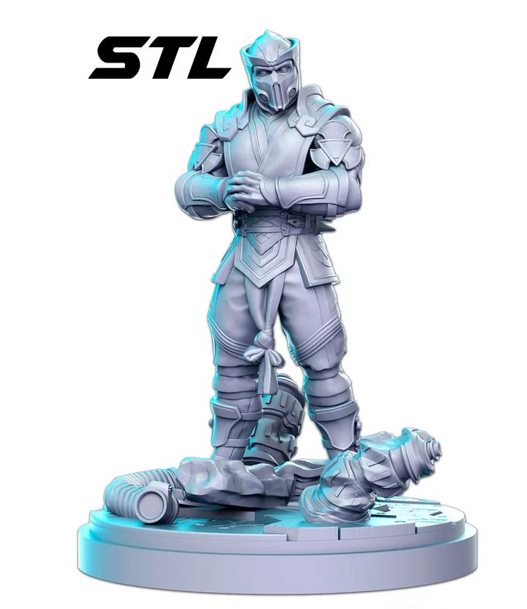 Sub Zero 3d Model 3d Printable Cgtrader - Vintage Wallpapers - Professional High Resolution Collection