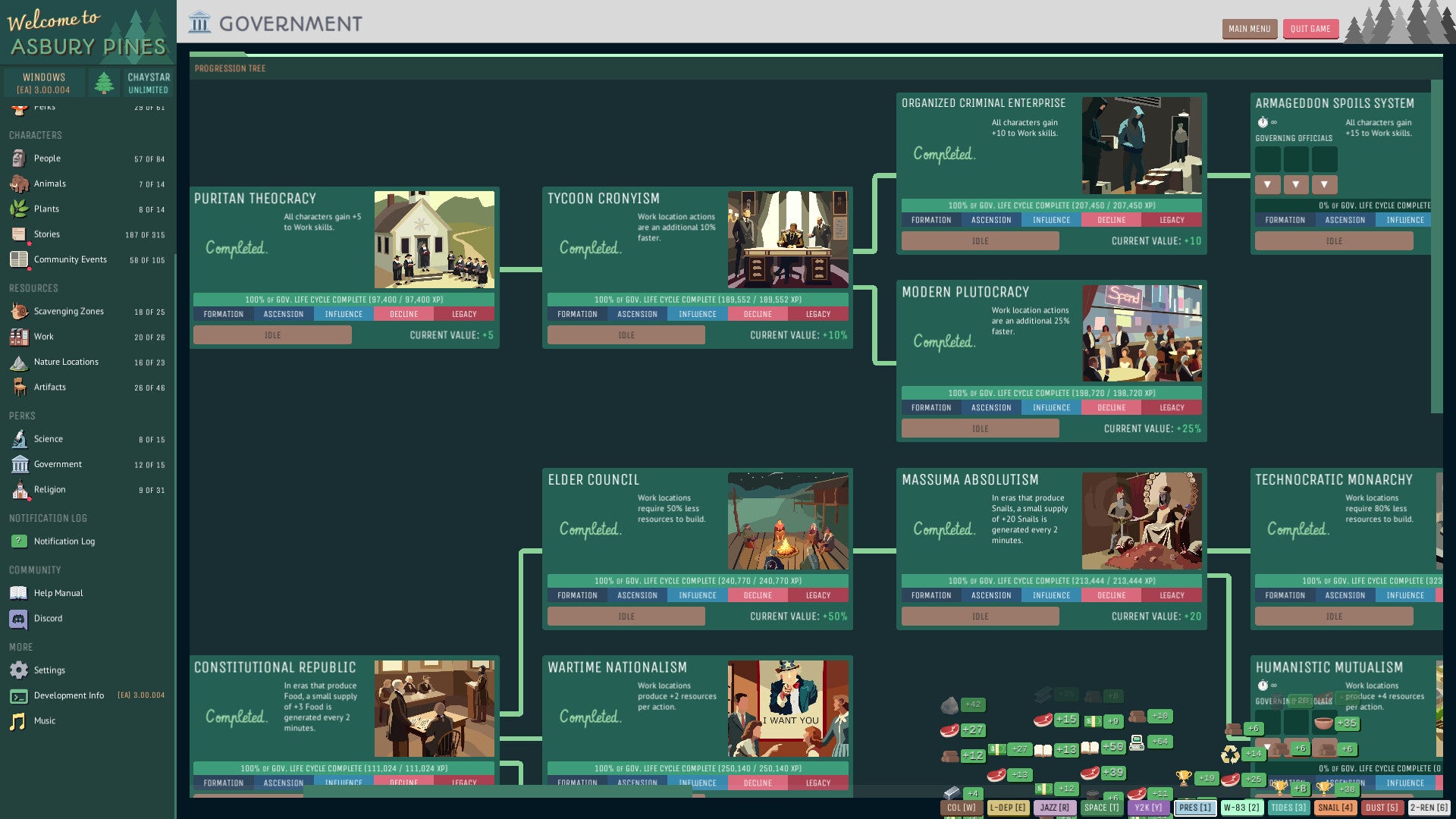 Asbury Pines is a murder mystery of dizzying scale that has you joining the dots from the Stone Age to Armageddon