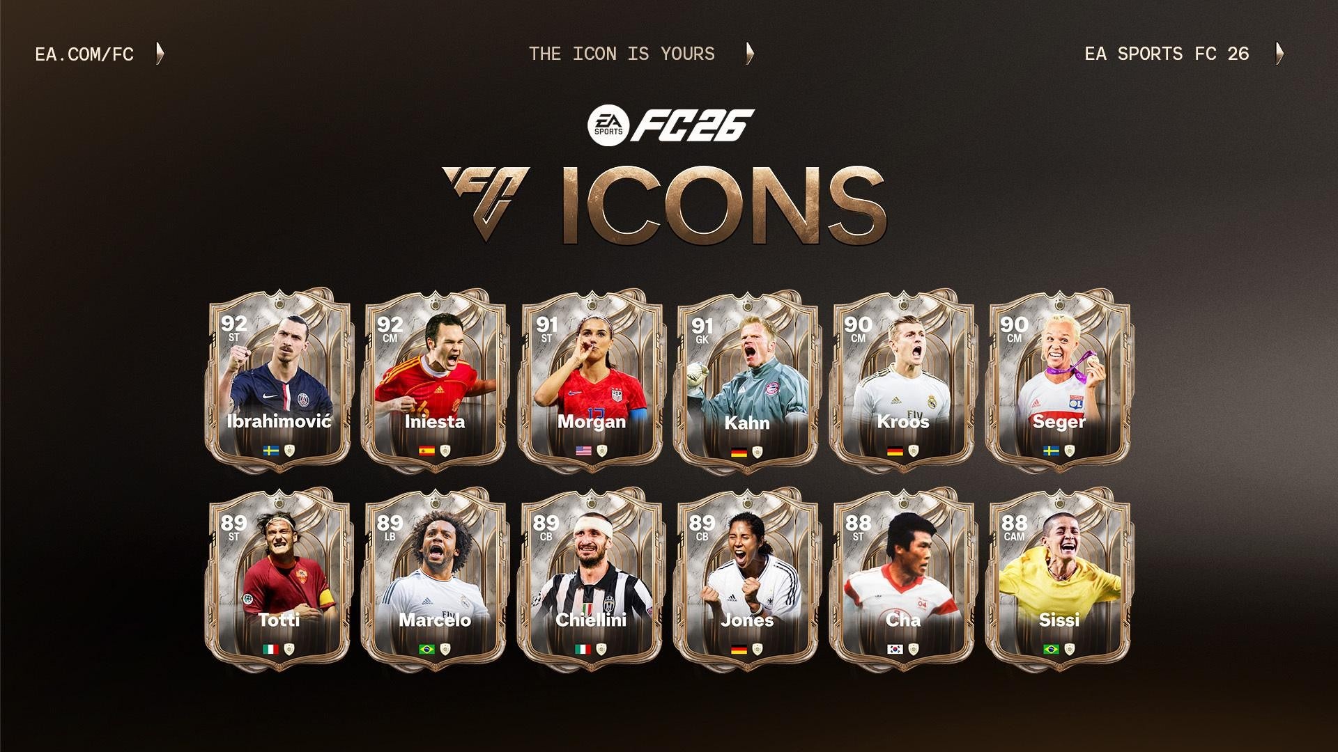 EA Sports FC 26 Icons And Pre Order Bonuses Revealed Eurogamer Net Icons 