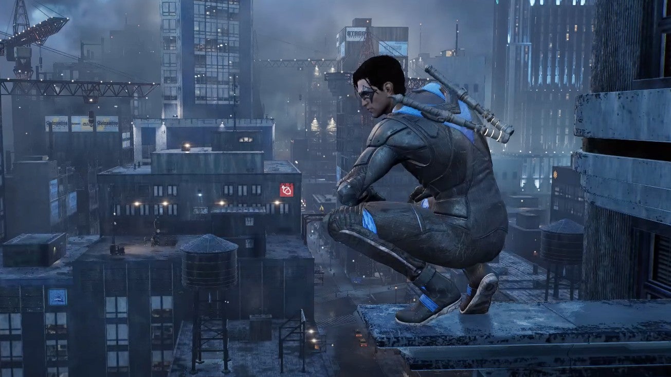Gotham Knights Developers Explain Nightwing Glider Red Hood Mystic