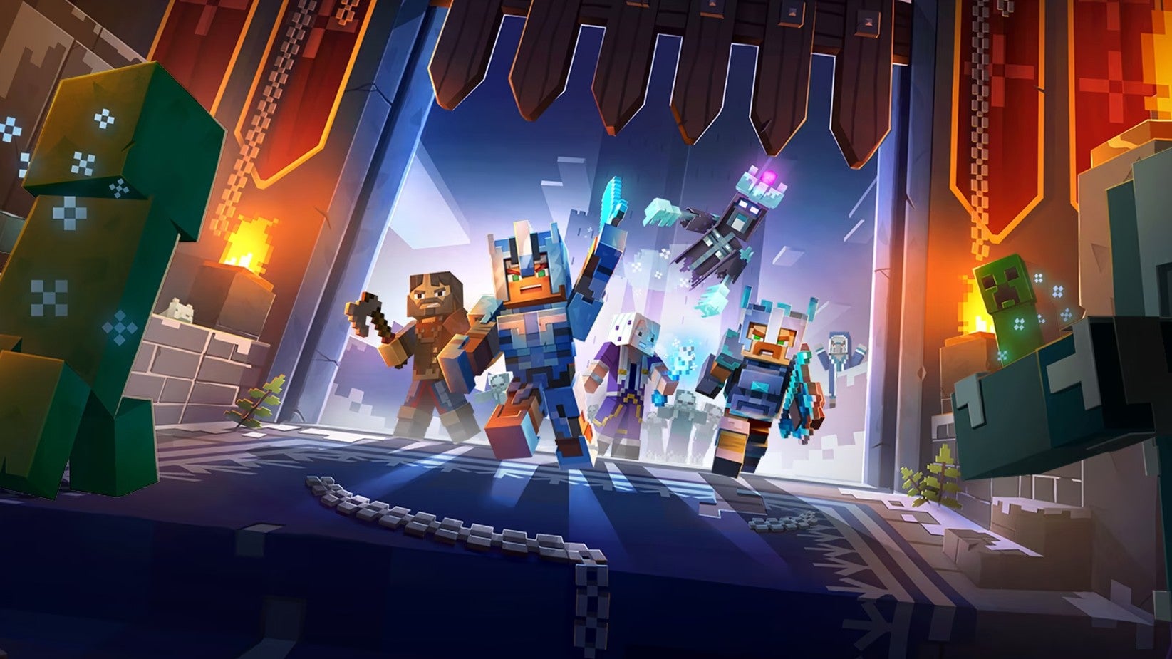 Minecraft Finally Has A Native Ps5 Version With 4k Resolution - Abstract Background Collection - Retina Quality