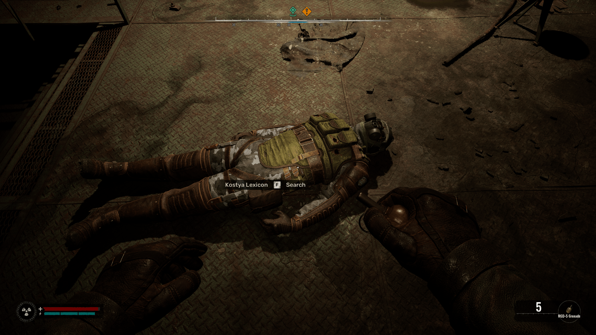 Kostya Lexicon, a random NPC in S.T.A.L.K.E.R. 2: Heart of Chornobyl.