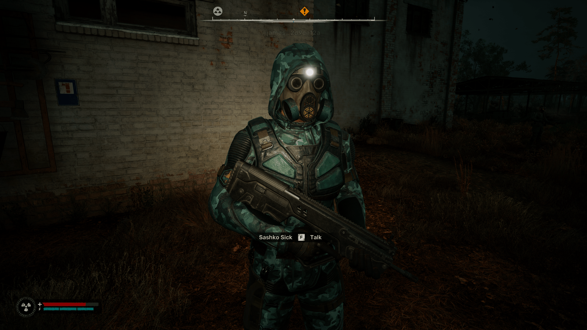 Sashko Sick, a random NPC in S.T.A.L.K.E.R. 2: Heart of Chornobyl.