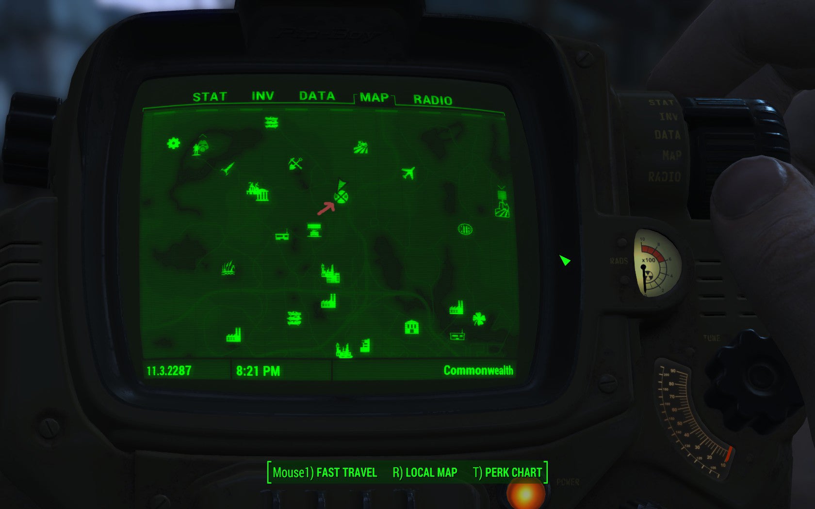 Fallout 4 Alien Location - Gradient Picture Collection - High Resolution Quality